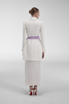 Suit with Lilac Details Suit with Lilac Details