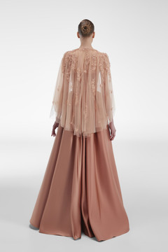 Floral-Applique Gown Floral-Applique Gown