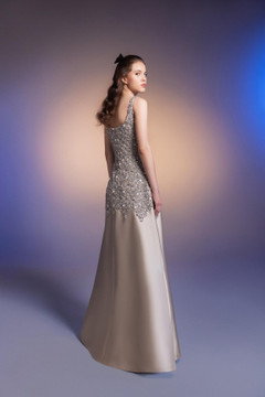 Sleeveless Dropwaist Gown Sleeveless Dropwaist Gown
