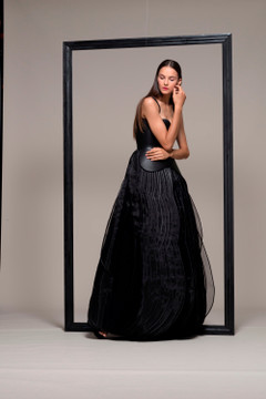 Isabel Sanchis Sleeveless Evening Gown 207