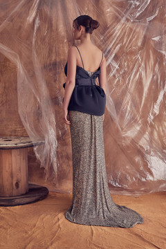 Nicole Sleeveless Form Fitted Gown Nicole Sleeveless Form Fitted Gown