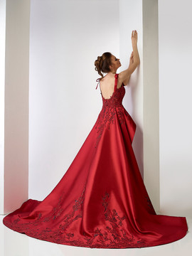 Barbara Sleeveless Embroidered Tulle Gown Barbara Sleeveless Embroidered Tulle Gown