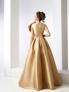 Donalda Sleeveless Mikado Gown