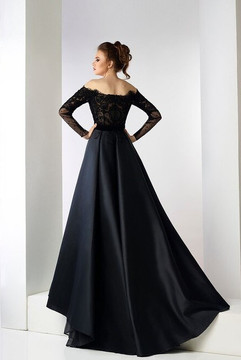 Hilda Off Shoulder Mikado Gown