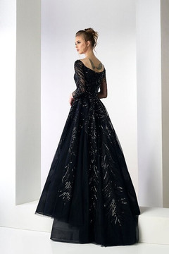 Murdina ¾ Sleeve Embroidered Gown Murdina ¾ Sleeve Embroidered Gown