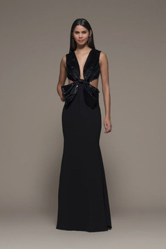 Bagnoregio Sleeveless Evening Gown