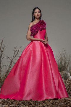 Belveglio One Shoulder Ball Gown