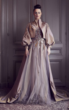 Embellished Gown and Cape