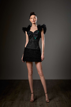Ruffle Sleeve Mini Dress Ruffle Sleeve Mini Dress