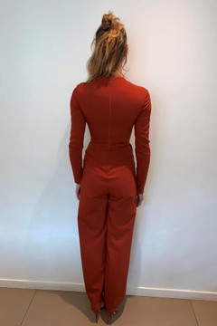Long Sleeve Beaded Top Laine Jumpsuit Long Sleeve Beaded Top Laine Jumpsuit
