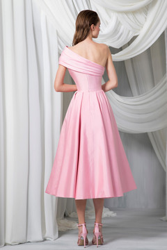 Marchesa Notte One-Shoulder Taffeta Mini Dress - District 5 Boutique