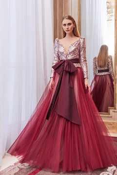 Long Sleeve Top and A-Line Skirt Long Sleeve Top and A-Line Skirt
