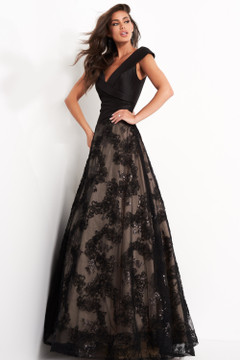 A-Line V Neck Evening Gown A-Line V Neck Evening Gown
