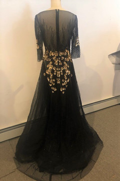 A-Line Beaded Tulle Gown A-Line Beaded Tulle Gown