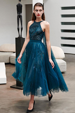Sleeveless Full Skirt Midi Dress Sleeveless Full Skirt Midi Dress