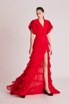 Fitted Top and Ruffled Skirt Fitted Top and Ruffled Skirt
