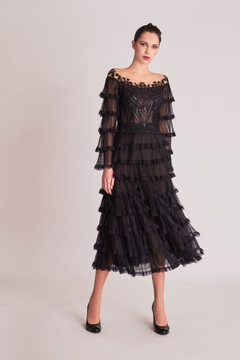 Off Shoulder Top and Tiered Skirt Off Shoulder Top and Tiered Skirt