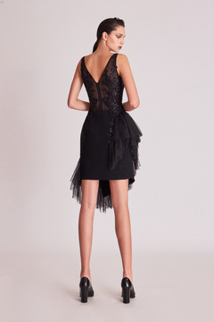 Sleeveless Ruffled Mini Dress Sleeveless Ruffled Mini Dress