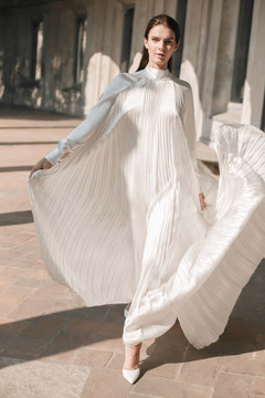 Amal Plisse Gown Amal Plisse Gown