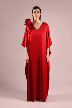 Peony Cascade Caftan