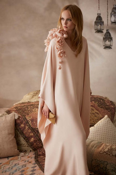 Peony  Flower Cascade Caftan