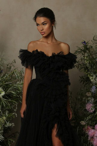 Patrice Ruffled Gown