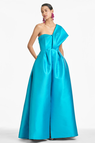 Clarissa Aqua Gown