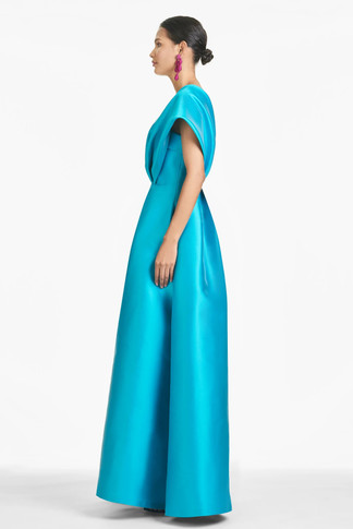 Clarissa Aqua Gown