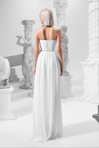 Strapless Gown with Sculpted Bodice