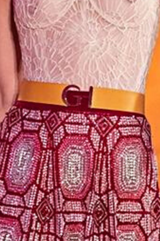 Thin Monogram Belt