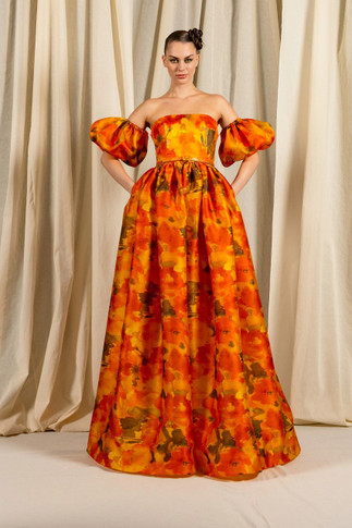 Silk Twill Gown