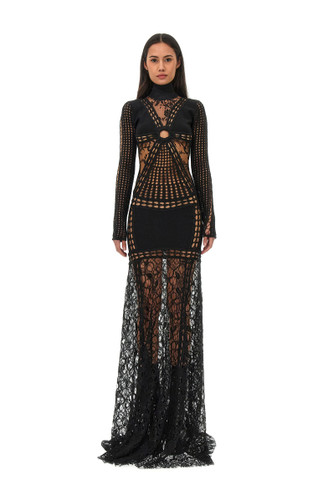 Patch Lace Gown
