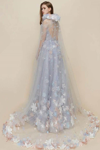 Willow Gown with Cape