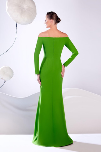 Open Neck Gown
