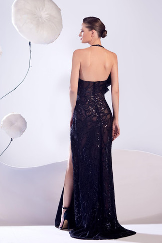 Sleeveless Open-Leg Dress