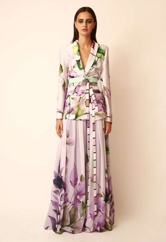 Two-Piece Dress with Belt
