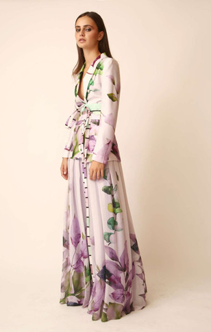 Two-Piece Dress with Belt