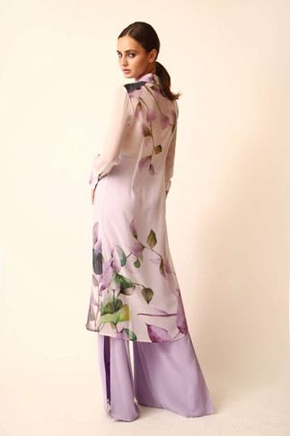 Collar Shirt & Long Trousers