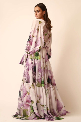 Two Piece Blouse & Skirt
