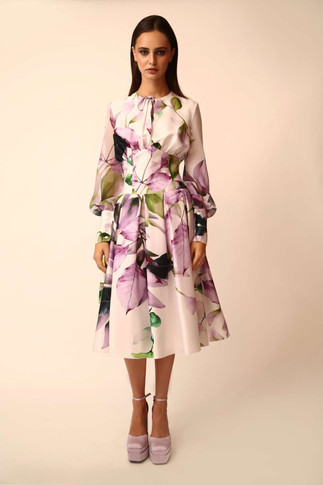 Long Sleeve Midi-Dress
