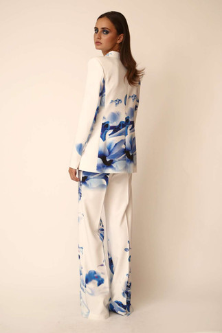 Basic Fabric Blazer and Trousers
