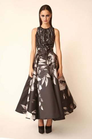 Sleeveless Floral Dress
