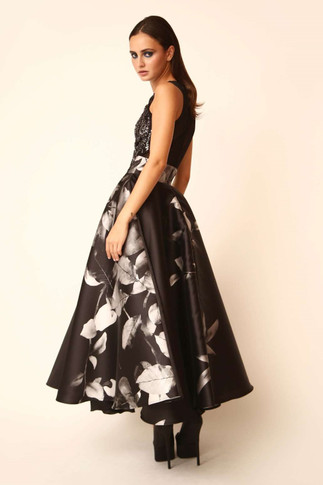 Sleeveless Floral Dress