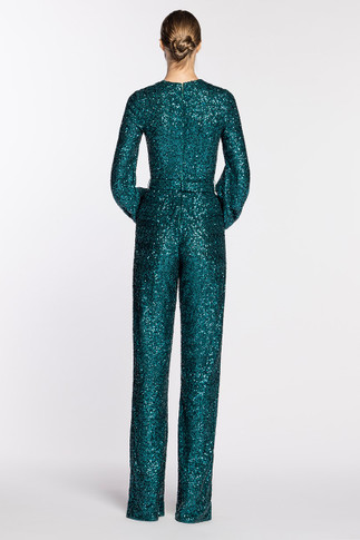 Sequin Embroidered Jumpsuit