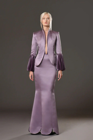 Sleeveless Dress with Blazer