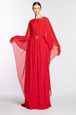 Chiffon Caftan Gown