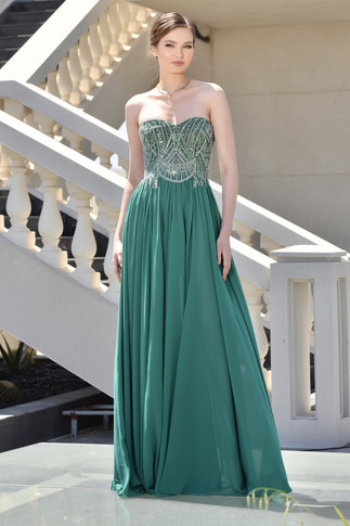 Olivia Strapless Gown