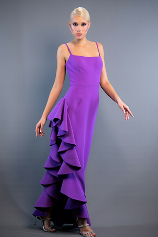 Aurora Crepe Gown