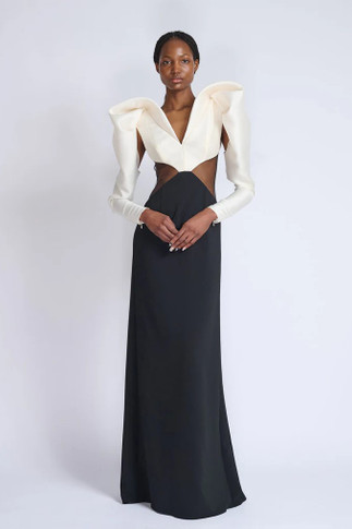 Onyx Cady Gown