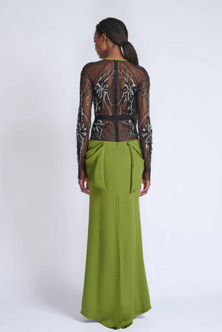 Cactus 4Ply Crepe Gown